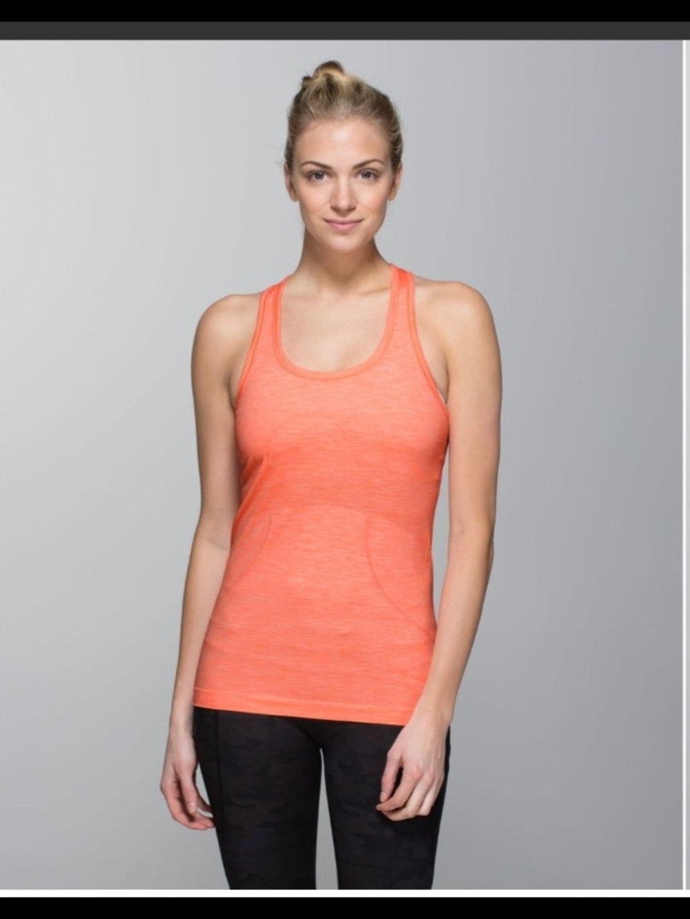 Lululemon Run: Swiftly Tech Racerback/Heathered Very Light Flare